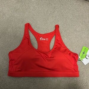 Zyia, red sports bra